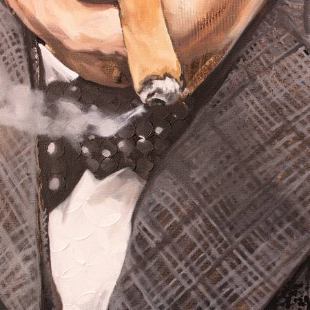 Artwork detail view - Portrait of Winston Churchill II